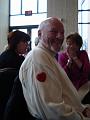 Now here's a guy that wears his heart on his sleeve literally!